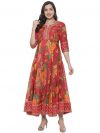 BIBA Women's Fit and Flare Knee Length Dress