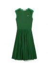 Lacoste Sleeveless Pleated Dress