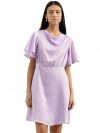 UNITED COLORS OF BENETTON Cowl Neck Solid Dresses
