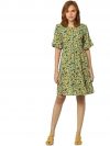 VERO MODA Women's Knee Length Viscose Shift Dress