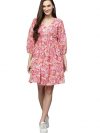 Stylum Women's Fit And Flare Knee Length Dress