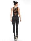 Ubersweet® Black, S : U Women's Yoga Sportswear Jumpsuit Ladies Fitness Training Underwear Breathable Bodysuit Trousers Pants Black One Pieces