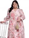 A Plus by Ahalyaa Women's Georgette Modern Maxi Ethnic Dresses