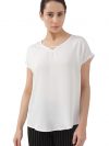 Van Heusen Women's Regular Fit V-Neck Formal Top