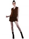 UNFLD Solid Satin Co-ord Set for Women| Regular Fit 2 Pieces Sleeveless Top & Mid Waist Short Skirt| Fashionable for Party & Club Wear