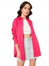 HIGH STAR Women's Cotton Oversized Fit Shirt