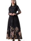 SHOWOFF Women's Cotton Anarkali Maxi Dress