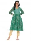BIBA Women's Poly Chiffon Straight Fit Straight Kurta