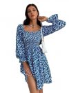 Sheetal Associates Women Casual Regular Sleeves Crepe Printed Fit and Flare Dress