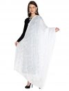 DUPATTA BAZAAR Women's Floral Chiffon Dupatta