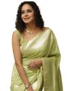 Women's Kanjivaram Silk Saree Jacquard Banarasi Sari With Blouse Piece For Wedding