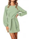 PRETTYGARDEN Women's 2018 Casual Short Sleeve Party Bodycon Sheath Belted Dress with Pockets